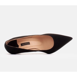 Marco Shoes Tacones elegantes de ante negro 7
