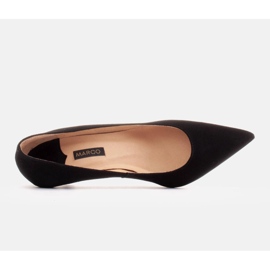 Marco Shoes Elegantes stilettos con tacón bajo negro 5
