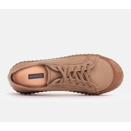 Marco Shoes Deportivas deportivas con fondo ecológico beige 5