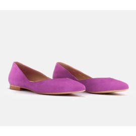 Marco Shoes Bailarinas sutiles rosado 4