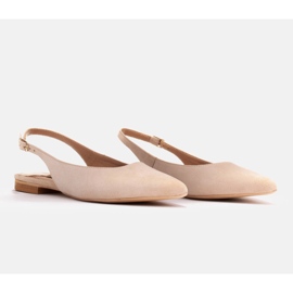 Marco Shoes Sandalias beige ante natural 7