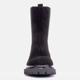 Marco Shoes Botines de ante negro 5