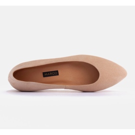 Marco Shoes Bailarinas de ante suave beige 2