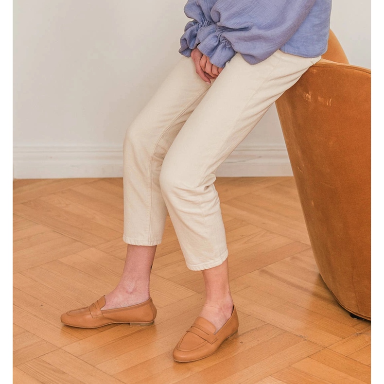 Marco Shoes mocasines sin forro marrón 1