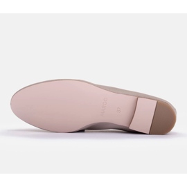 Marco Shoes mocasines sin forro beige 3