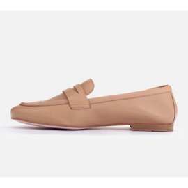 Marco Shoes mocasines sin forro beige 1