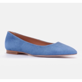 Marco Shoes bailarinas ligeras azul 2