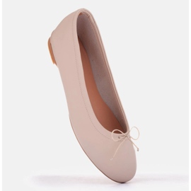 Marco Shoes bailarinas passo beige 3