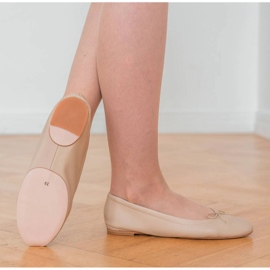 Marco Shoes bailarinas passo beige 7