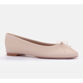 Marco Shoes bailarinas passo beige 2