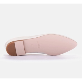 Marco Shoes bailarinas ligeras blanco 3