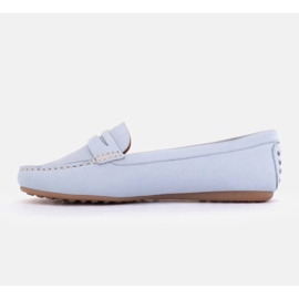 Marco Shoes Mocasines suela flexible azul 2