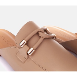 Marco Shoes Zapatillas con decoración beige 1