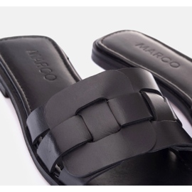 Marco Shoes Sandalias tiras trenzadas negro 6