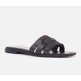 Marco Shoes Sandalias tiras trenzadas negro 2