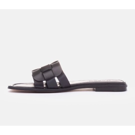 Marco Shoes Sandalias tiras trenzadas negro 4
