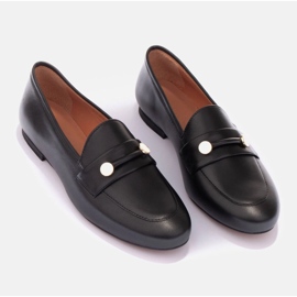 Marco Shoes mocasines dorados negro 1