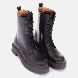 Marco Shoes botas marco de piel marrón 5
