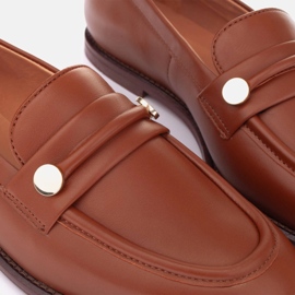 Marco Shoes Mocasines tipo mocasín de piel marrón 5