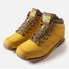 Zapatos de piel amarillos Lee Cooper LCJ-21-01-0706M 1