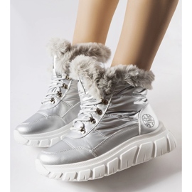 Botas de nieve plateadas Lee Cooper LCJ-23-44-1954L plata 3