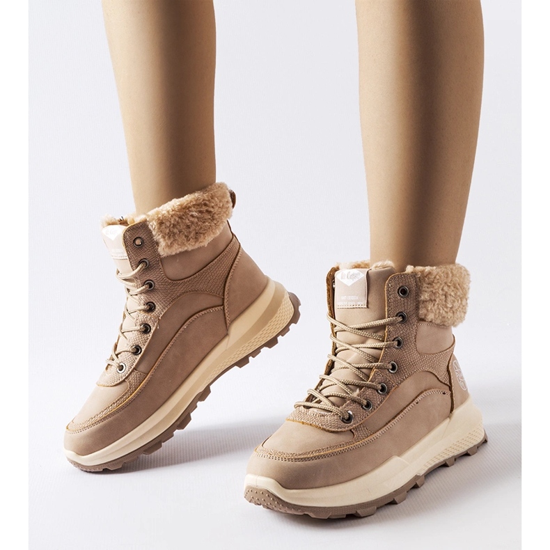 Botas beige Lee Cooper LCJ-22-44-1363L 1