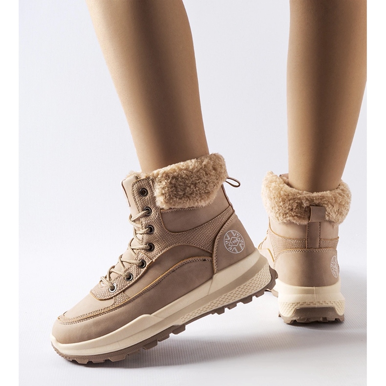Botas beige Lee Cooper LCJ-22-44-1363L 2