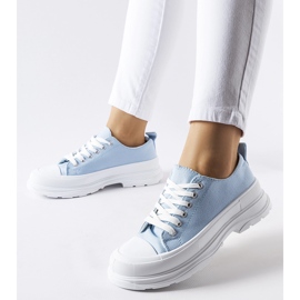 Deportivas azules con suela deportiva Bettole. 1