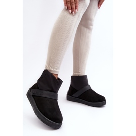 Botas de nieve con plataforma y aislamiento Big Star negras MM274151 negro 2