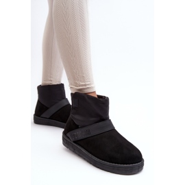 Botas de nieve con plataforma y aislamiento Big Star negras MM274151 negro 4