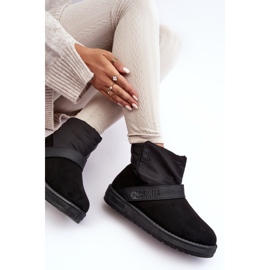Botas de nieve con plataforma y aislamiento Big Star negras MM274151 negro 6
