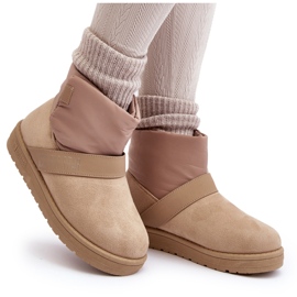 Botas de nieve con plataforma y aislamiento Big Star beige MM274152 7