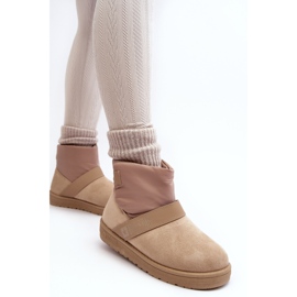 Botas de nieve con plataforma y aislamiento Big Star beige MM274152 4