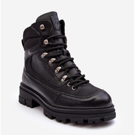 Botines con cordones y aislamiento para mujer Negro Big Star MM274663 2 Botines con cordones y aislamiento para mujer Negro Big Star MM274663 2