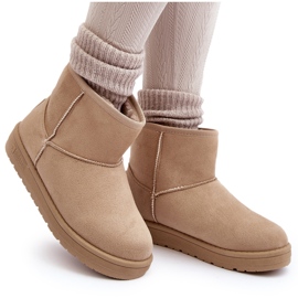 Botas de Nieve Mujer Forradas con Pelo Beige Big Star MM274160 9