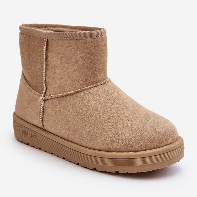 Botas de Nieve Mujer Forradas con Pelo Beige Big Star MM274160 1