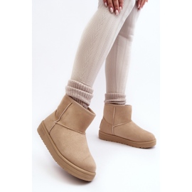 Botas de Nieve Mujer Forradas con Pelo Beige Big Star MM274160 4