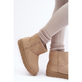 Botas de Nieve Mujer Forradas con Pelo Beige Big Star MM274160 5