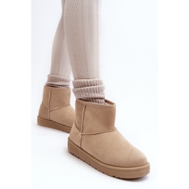 Botas de Nieve Mujer Forradas con Pelo Beige Big Star MM274160 6