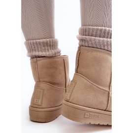 Botas de Nieve Mujer Forradas con Pelo Beige Big Star MM274160 8