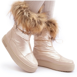 Botas de Nieve Mujer Con Pelo Beige Big Star MM274380 9