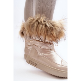 Botas de Nieve Mujer Con Pelo Beige Big Star MM274380 5