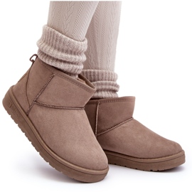 Botas de nieve aislantes para mujer Beige oscuro Big Star KK274294 8
