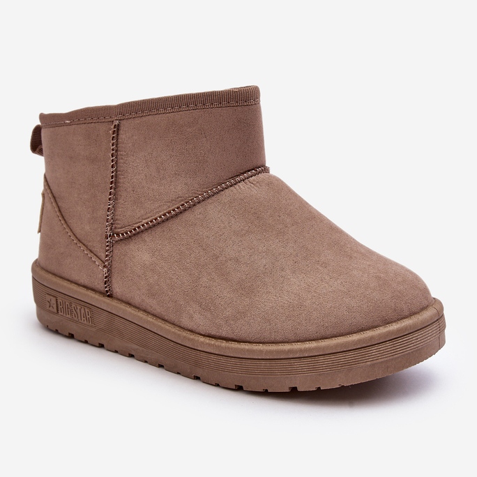 Botas de nieve aislantes para mujer Beige oscuro Big Star KK274294 1