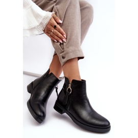 PE1 Botas Planas Mujer Piel Negro Vasica 9