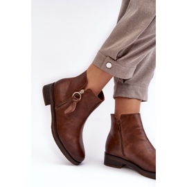 Botas Planas Mujer Piel Marrón Vasica 2