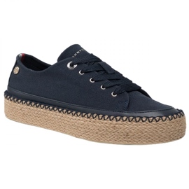 Zapatos Tommy Hilfiger Rope Vulc Sneaker W FW0FW06461 azul 1