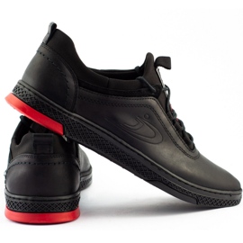 Polbut Deportivas hombre piel K24, negro 1