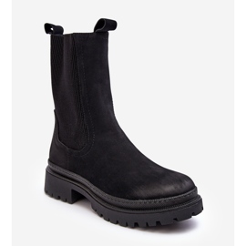 PE1 Botas Chelsea de mujer con cremallera, Negro Samil 1