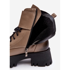 Botas Obreras Mujer Piel Lemar Anceria Beige 2